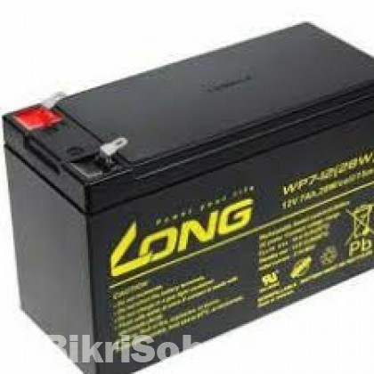 New 12v 7.2ah Long (Lead-Acid) UPS Battery